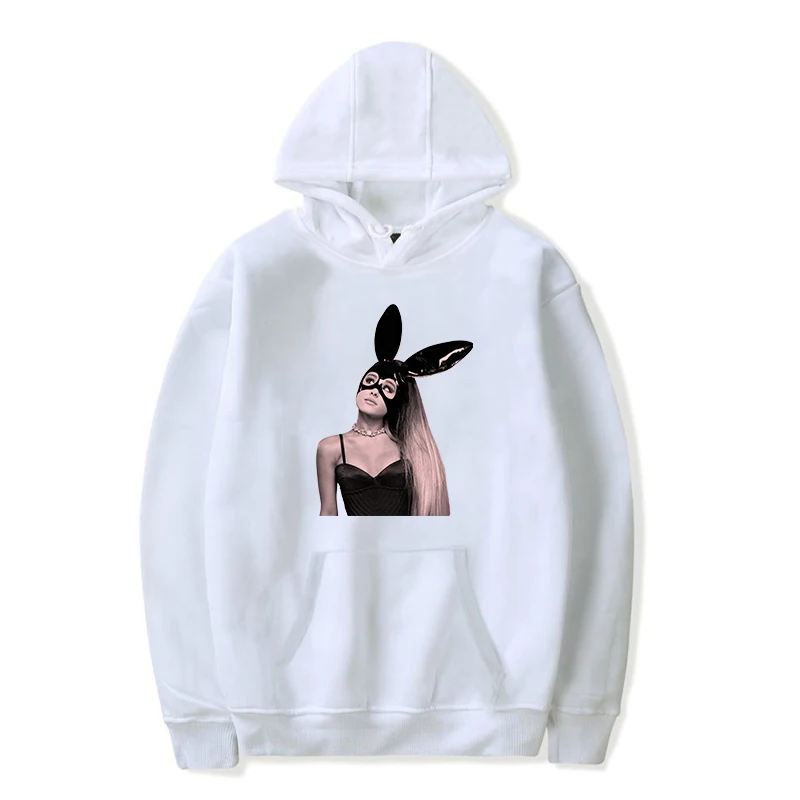 2019 Ariana Grande модные негабаритные толстовки для женщин и мужчин осень зима