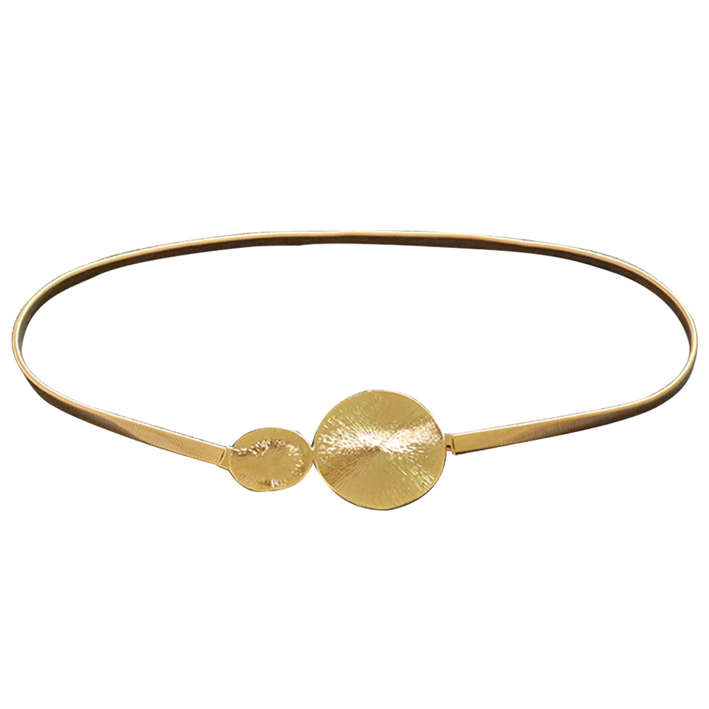 Женское вечернее платье двойной круглый тонкий пояс с поясом эластичный для