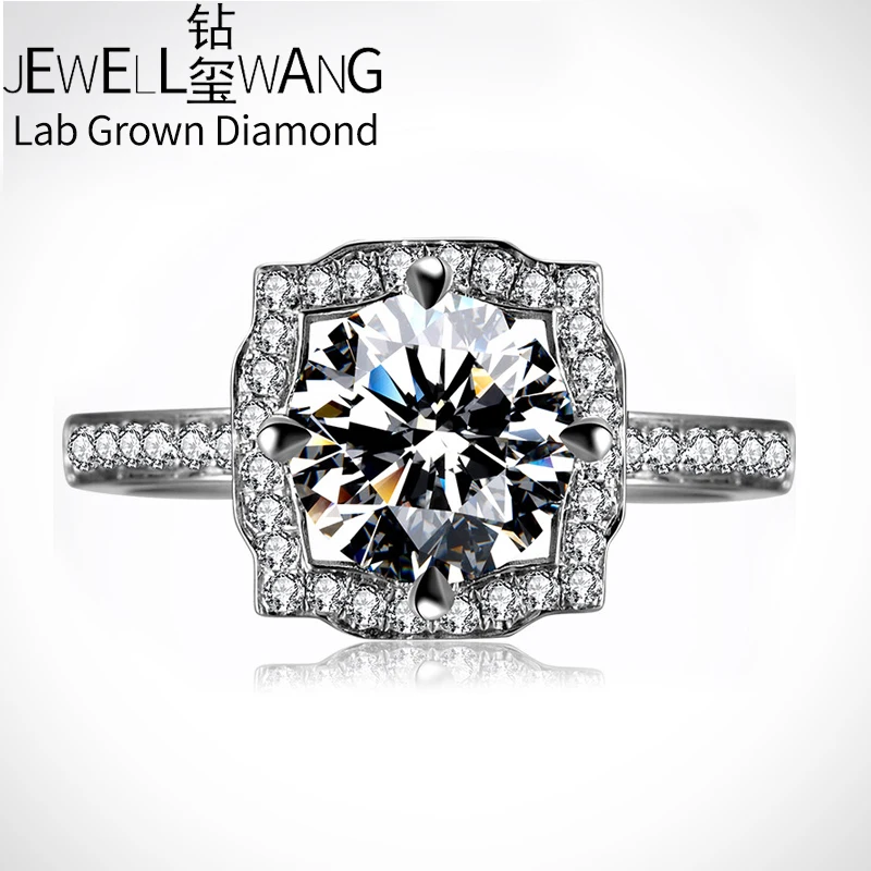 

Лабораторное выращенное кольцо с бриллиантами 1.00ct D VVS 3EX N Сердца и стрелы