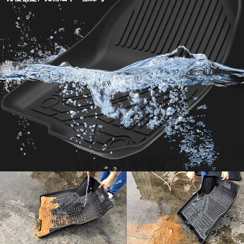 

Car Floor Mats Front & Rear For Land Cruiser Prado FJ150 2010 -2018 2019 2020 Waterproof TPE Foot Pad Carpet