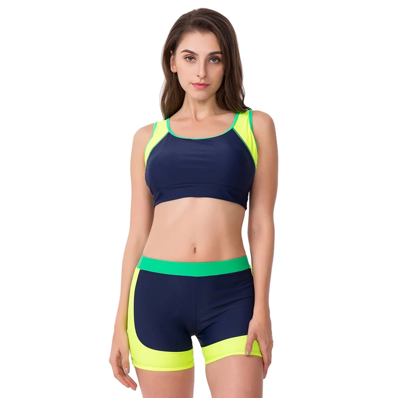 Женский купальник YONGSEN монокини для соревнований боди пятые брюки