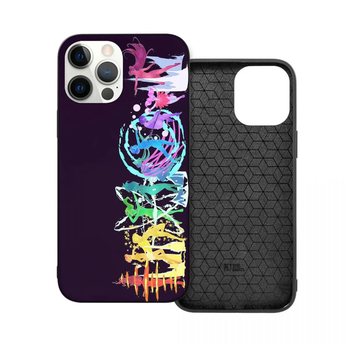 

Senshi Rainbow PC Glass TPU Phone Case for iPhone 13 12 11 Xs Xr X Pro Max Mini 7 8 Se2 Plus 6 6S
