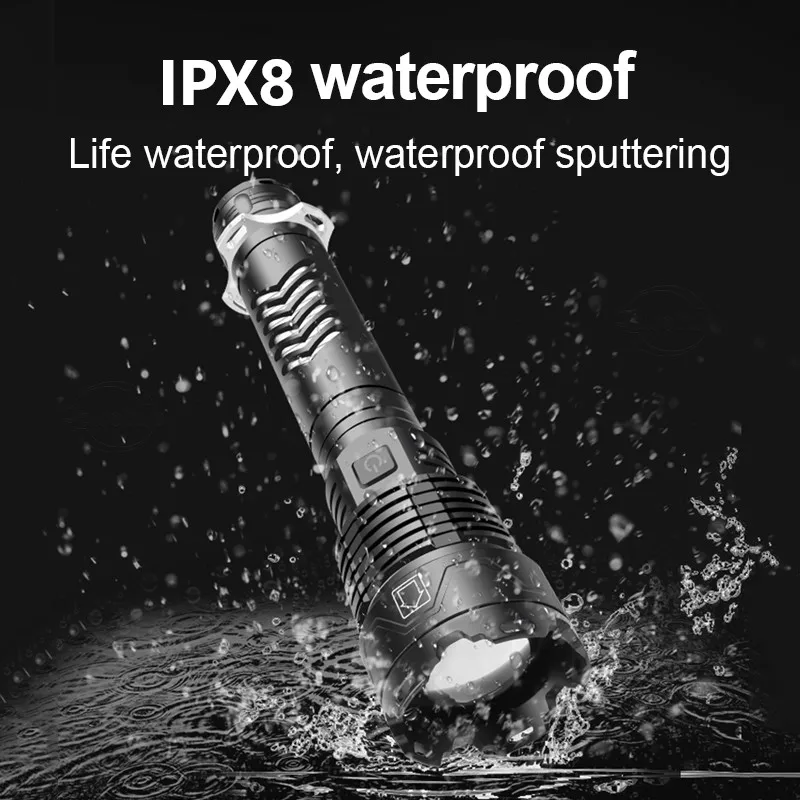 저렴한 새로운 XHP199 16 코어 윅 슈퍼 강력한 Led 손전등 18650 야외 토치 라이트 XHP90.2 방수 IPX8 충전식 플래시 라이트