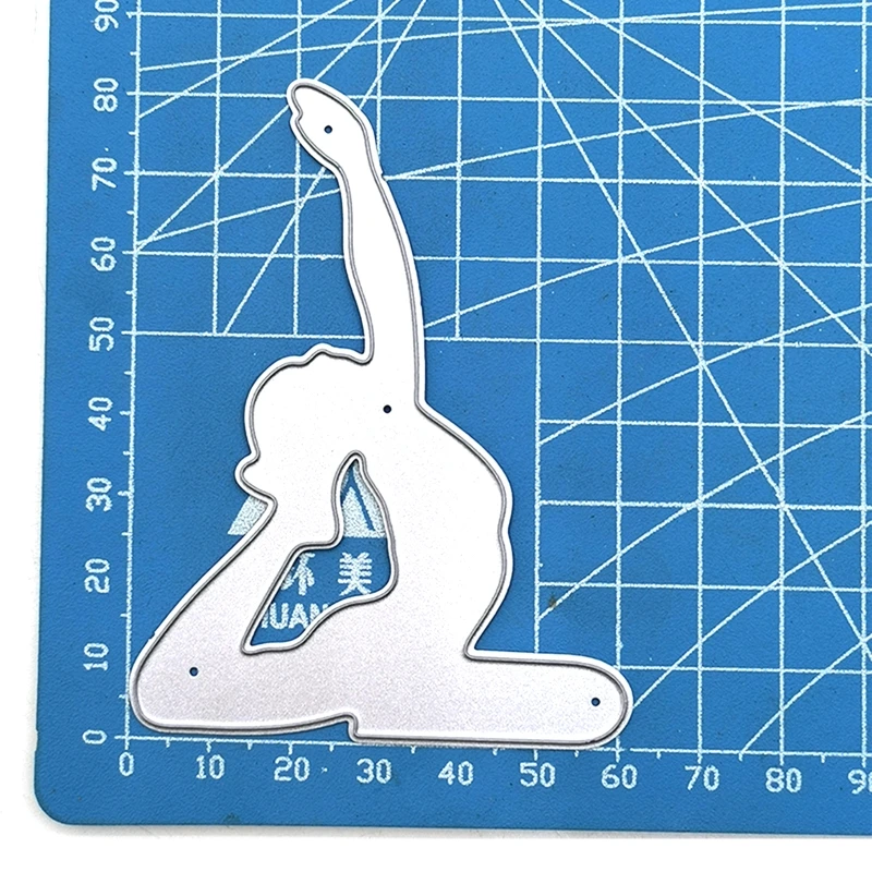 

DIY Yoga Cutting Dies Embossing Stencil Template for Scrapbooking Card Making R9JC