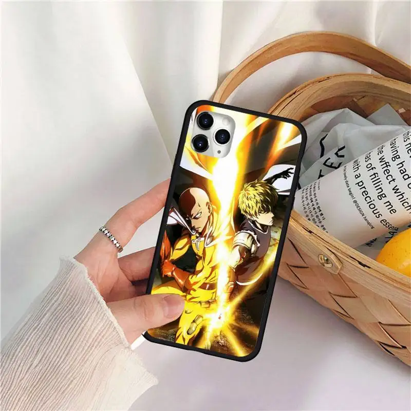 

One Punch Man Phone Case for iPhone 11 12 pro MINI XS MAX 8 7 6 6S Plus X 5S SE 2020 XR