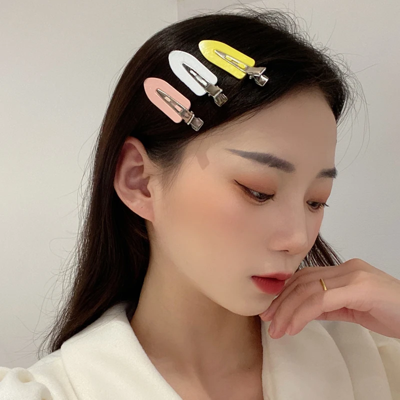 

Fashion Jewelry Acrylic Hiar Clip Popular Design Colorful Pink White Yellow Green Black Hairclip For Girls Hair Accessories