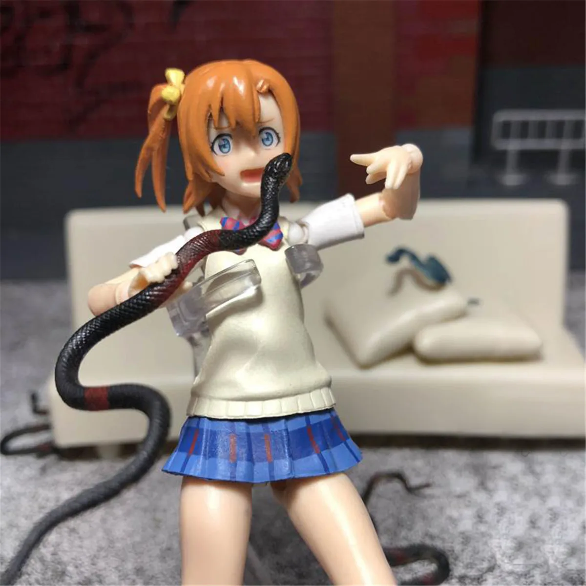 

1/6 Scale Mini Plastic Snake Model For 12" Action Figure Animal Accessory Toy