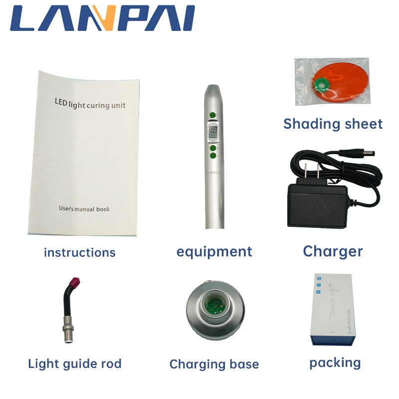 Стоматологическая Беспроводная Светодиодная лампа Lanpai полимерный материал