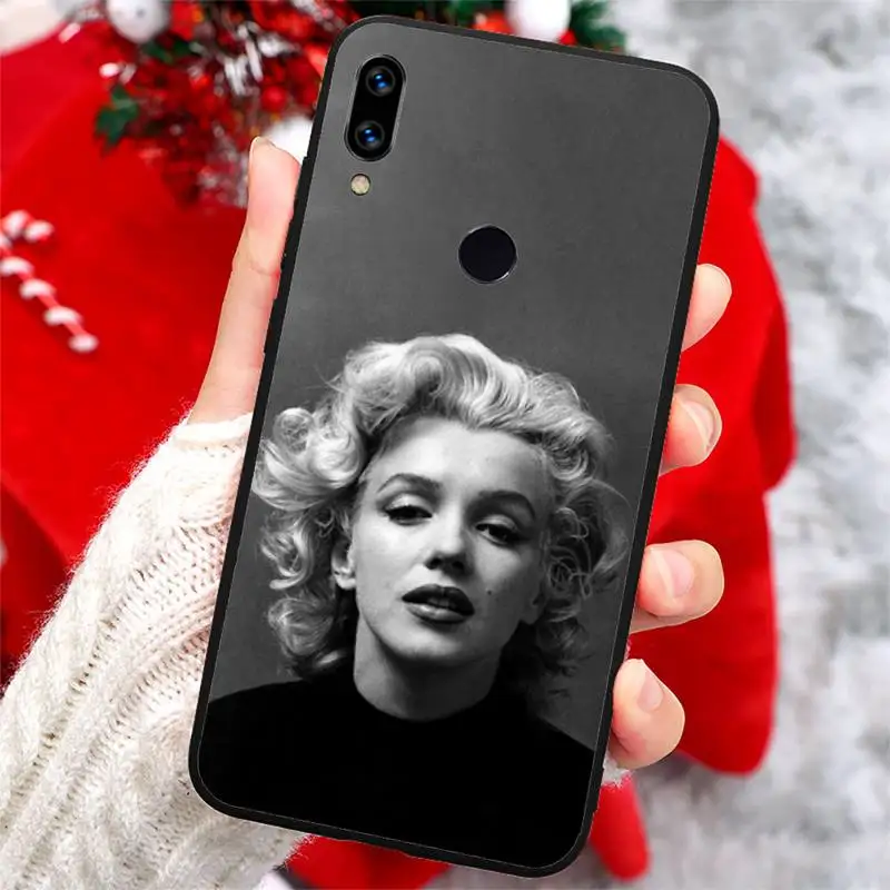 

Marilyn Monroe fashion retro funny Phone Case For Xiaomi Redmi note 7 8 9 t k30 max3 9 s 10 pro lite