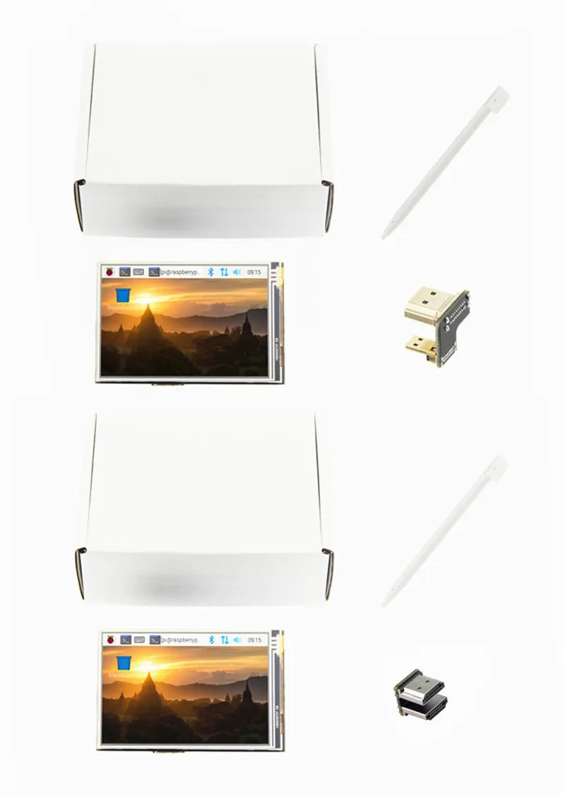 3,5 дюймовый USB HDMI TFT ЖК-дисплей сенсорный экран для Raspberry Pi 4 Модель B 3B+ 3B