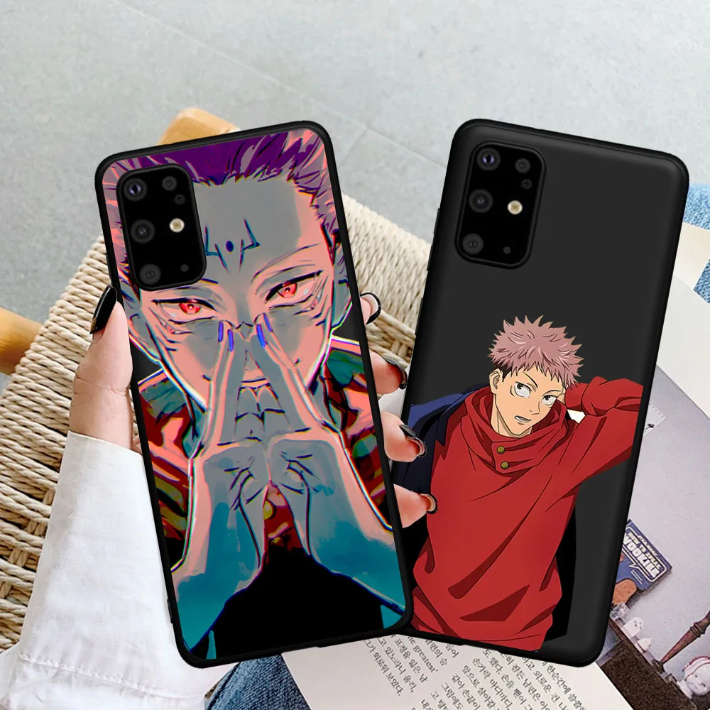 Новинка чехол для телефона с аниме juютсу Kaisen Yuji Itadori Satoru Gojo Samsung S8 S9 S10 S20 S21 Plus Note 10 20