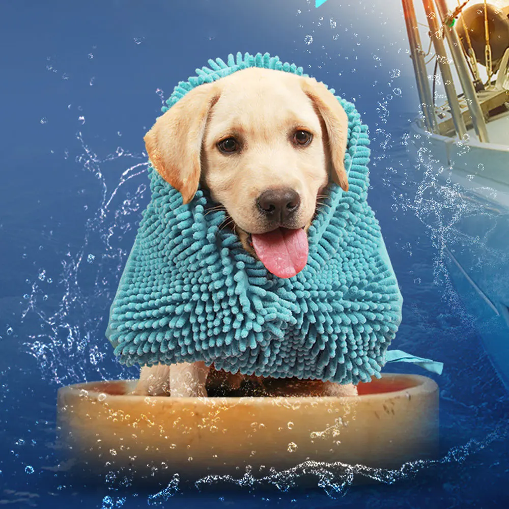 Быстросохнущее абсорбирующее полотенце для груминга собак и кошек |