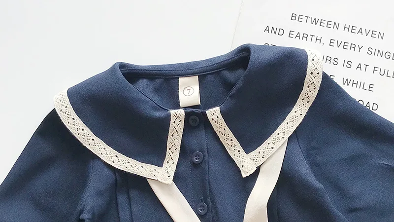 Красивые платья для девочек DD &amp MM Новинка 2020 г. осеннее Плиссированное свободное