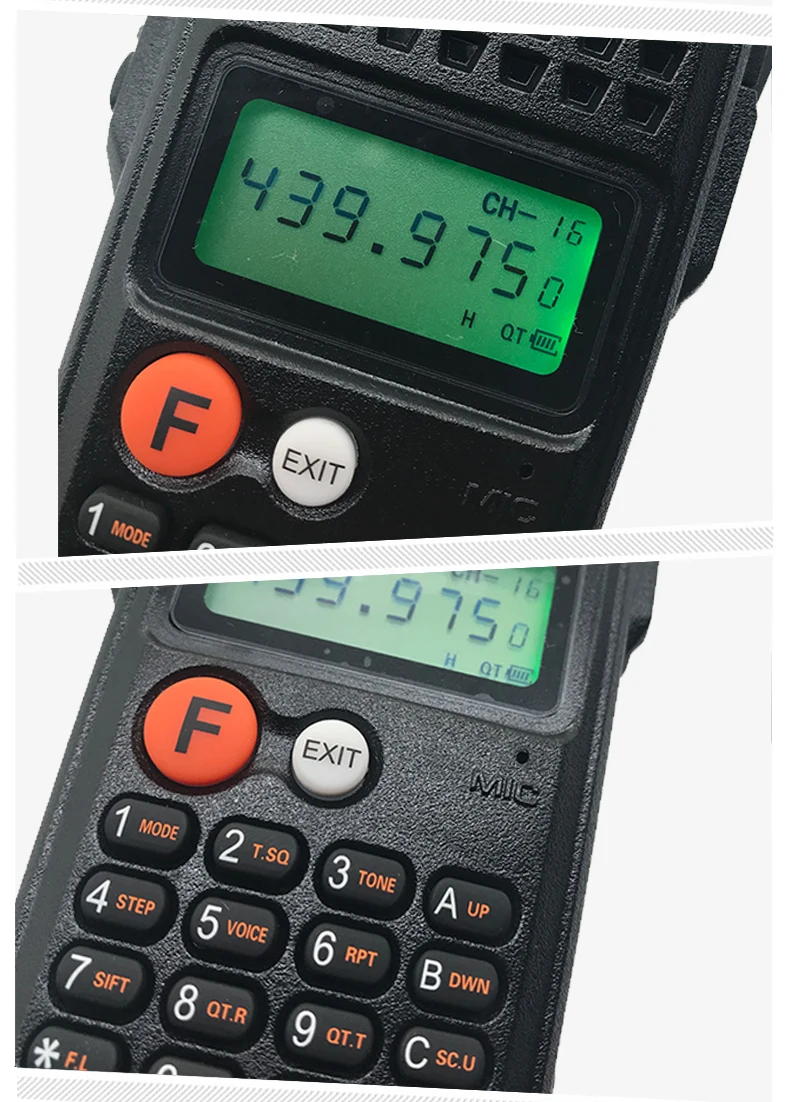 10 Вт QuanSheng TG-K10AT 10 ватт уоки-токи радиостанции comunicador UHF 400-470 МГц двухстороннее радио Amador 4000 мАч HF приемопередатчик