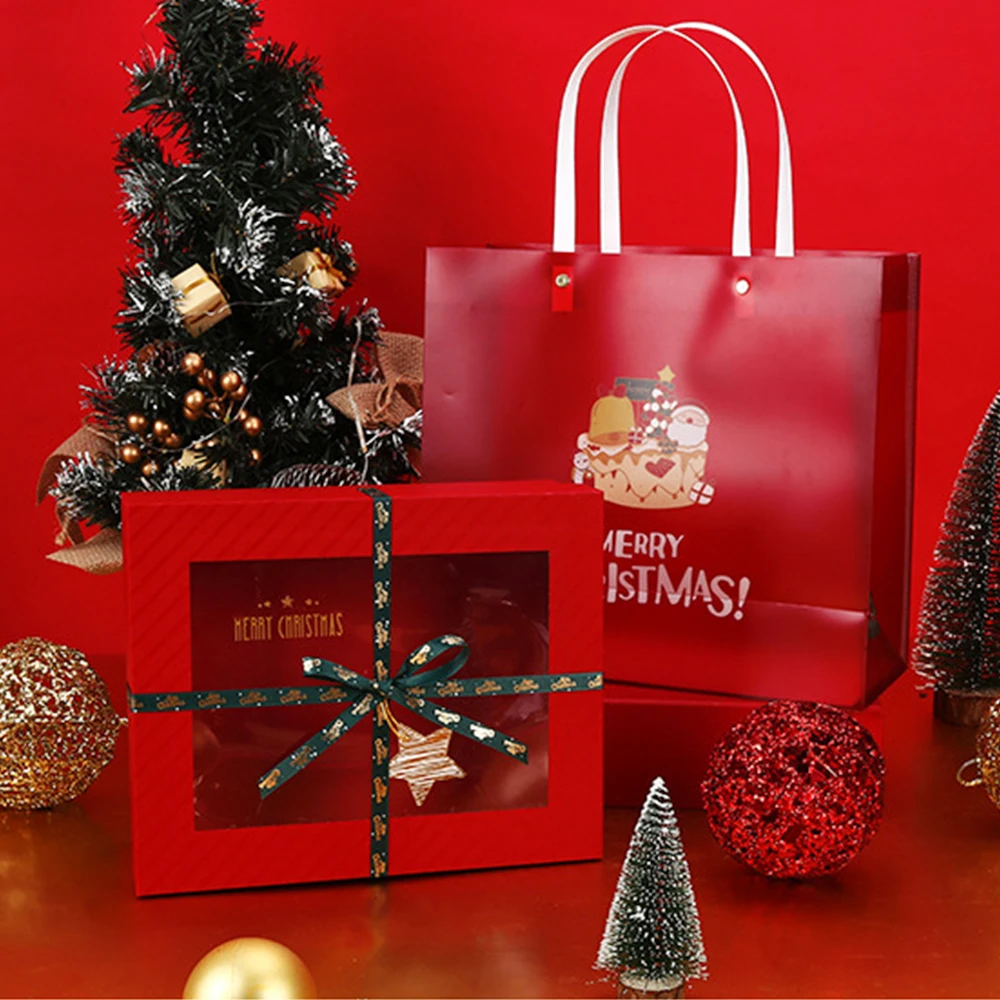 

Рождественская Подарочная коробка, Рождественская коробка, рождественские коробки для конфет, Подарочная коробка с Санта-Клаусом, 2022 детск...