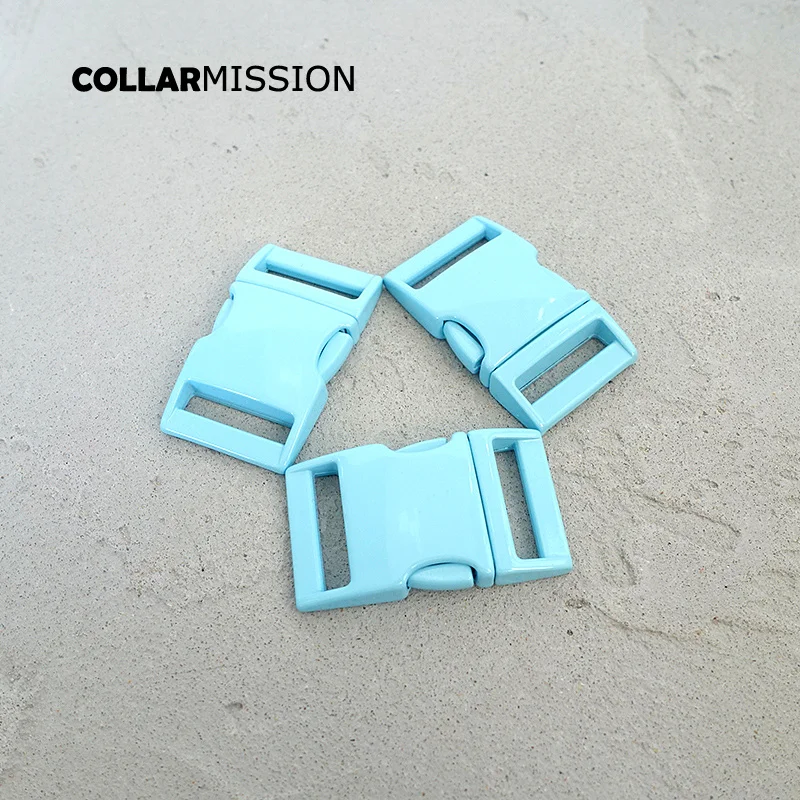 Розничная продажа синяя металлическая пряжка быстросъемная Боковая Пряжка для