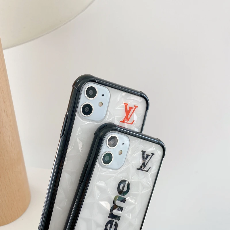 Чехол для мобильного телефона с 3D алмазной огранкой 360 ° из ТПУ защитой от падения