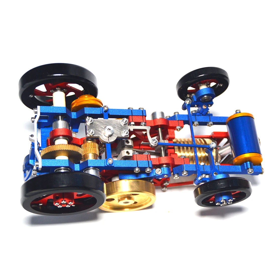Retro Vacuum Suction Fire Type Metal Stirling Engine Tractor Model 2019 New Car Building Kit Physics Class Demonstration | Игрушки и