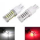 Автомобильная лампа T20 7443 W215 Вт W3x16q 2835 66SMD 12 В, светодиодный задний фонарь, стоп-сигнал, стоп-сигнал, лампа заднего хода ДХО, противотуманная фара