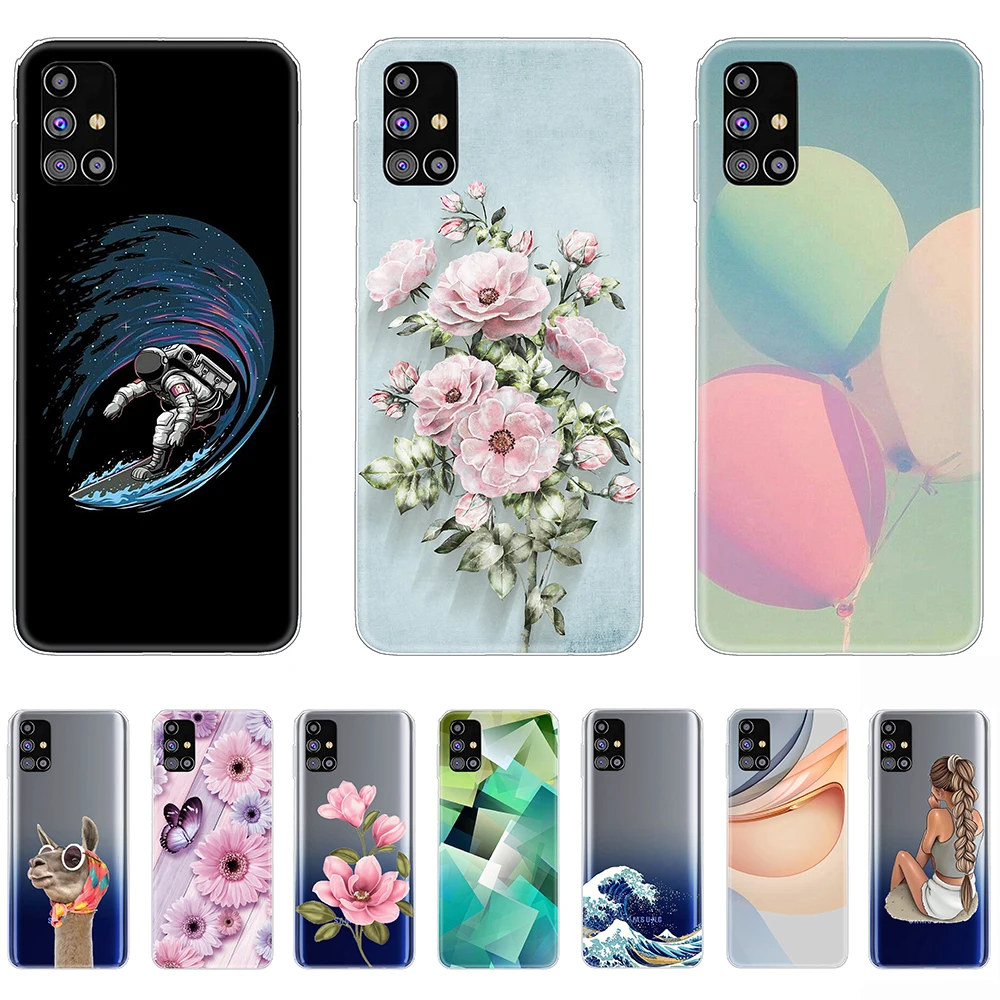 

Silicon Case for Samsung Galaxy M31s Fashion LuxuryCover on Galaxy M31s Shell Cover Ultra-thin Anti-knock Shockproof Personality
