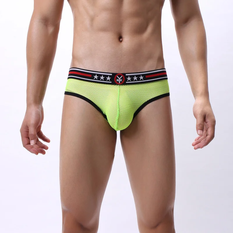 Мужские стринги эротическое Сетчатое Прозрачное нижнее белье мужские