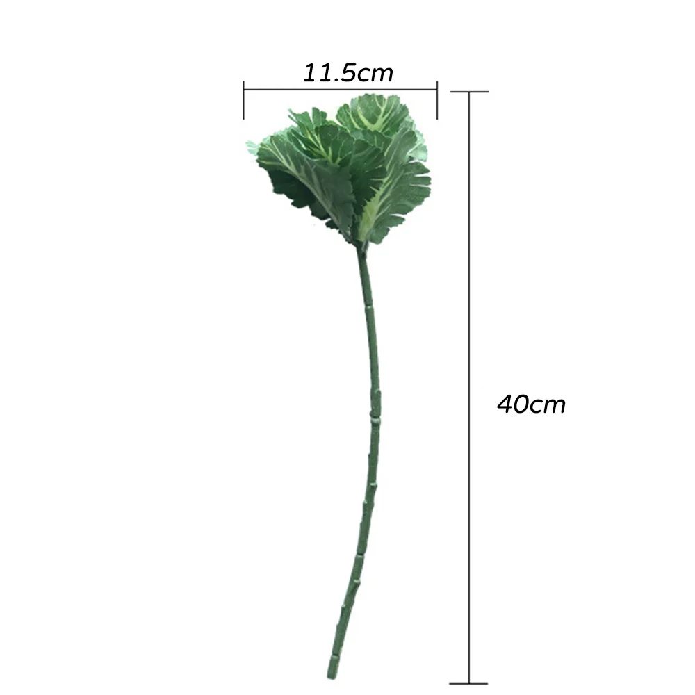 

5pcs New Artificial Vegetable Cabbage Plant Stimulation Flower Wedding Decor Suitable for Home Office Decoration