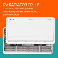 rv radiator grille exhaust fan motorhome ventilation grille refrigerator cooling exhaust door rv camper accessories