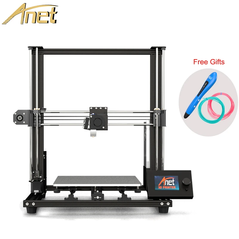 Anet A8 FDM 3д принтер Полный комплект для поделок Размер печати 220x220x240mm Высокоточный