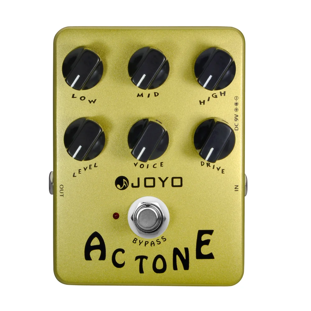 JOYO JF-13 Overdrive Pedal AC Tone Analog AC30 Amplifier Pedal Effect Classic British Rock Sound Electric Guitar Effect Pedal joyo jf 12 electric guitar bass dynamic compression fuzz ultimate voodoo octave distortion effect pedal