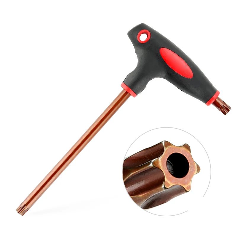 Двухсторонний шестигранный ключ Torx Star, L-образный, с защитой от вскрытия, ручные инструменты T10, T15, T20, T25, T30, T40, T45, T50 Двухсторонний шестигранный ключ Torx Star, L-образный, с защитой от вскрытия, ручные инструменты T10, T15, T20, T25, T30, T40, T45, T50