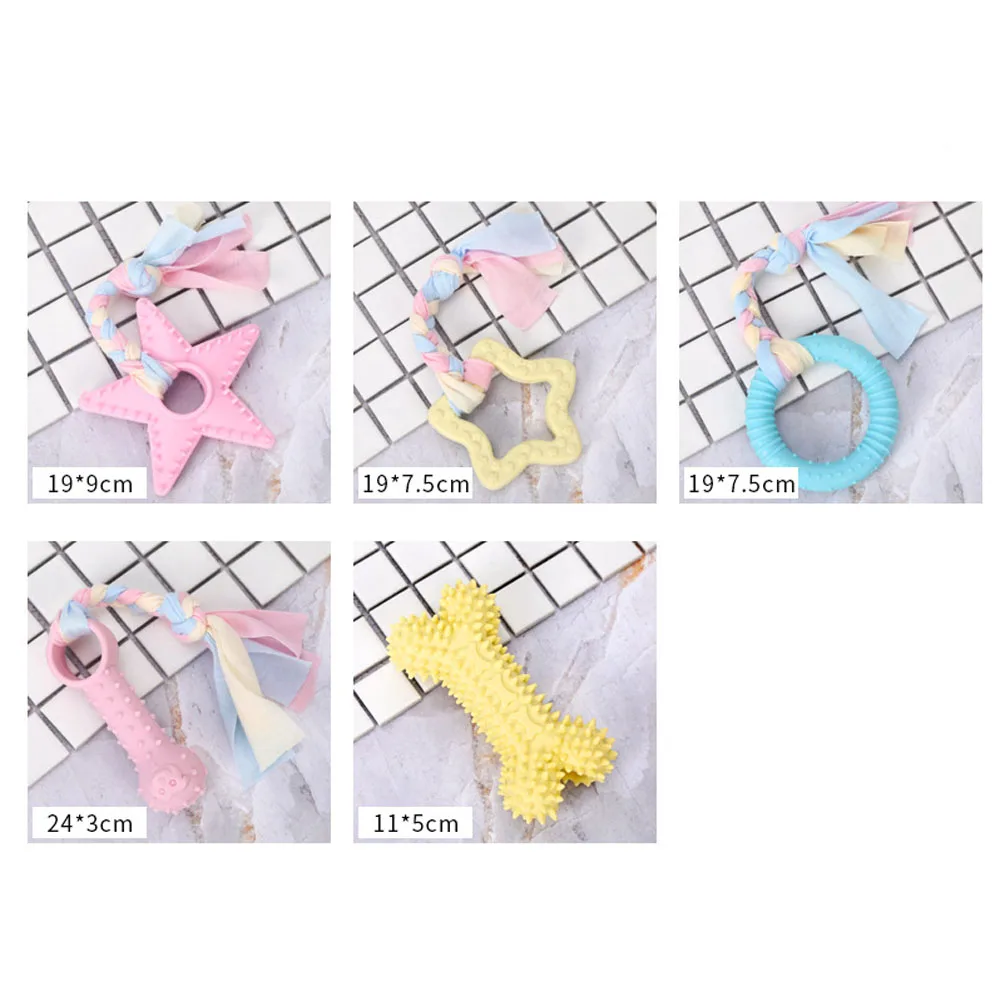 

New pet toys Chew Toys teething-resistant dog supplies cotton rope cloth strips interactive anti-boring toys dog accessories