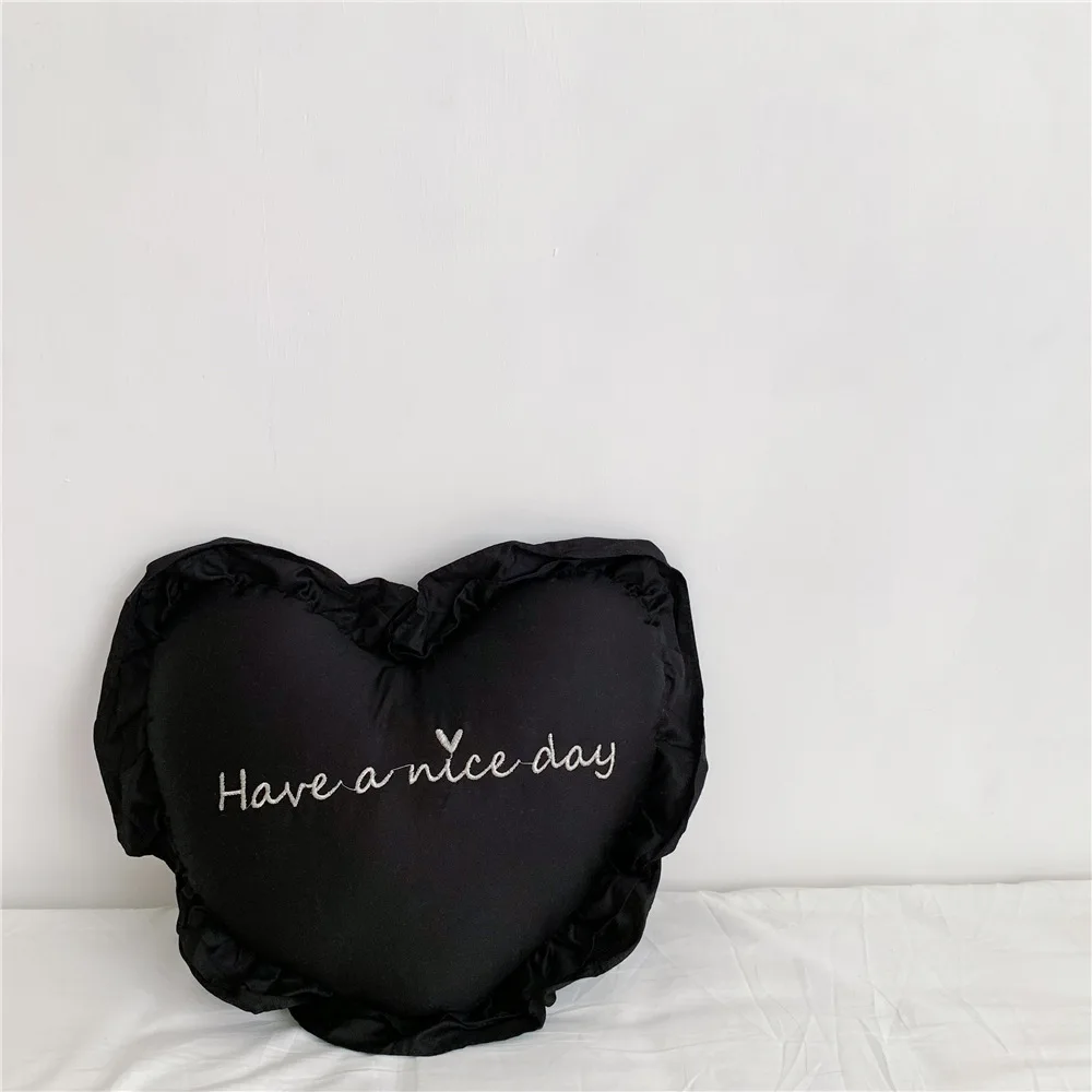 1 шт. хлопковая подушка в форме сердца 35 х40 см | Дом и сад