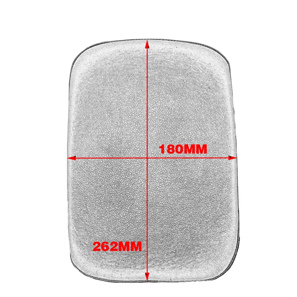 

Motorcycle Rear Passenger Cushion 8 SuctionCup Black Rear Fender Cover Cushion Fit For Harley XL883 1200 48 72