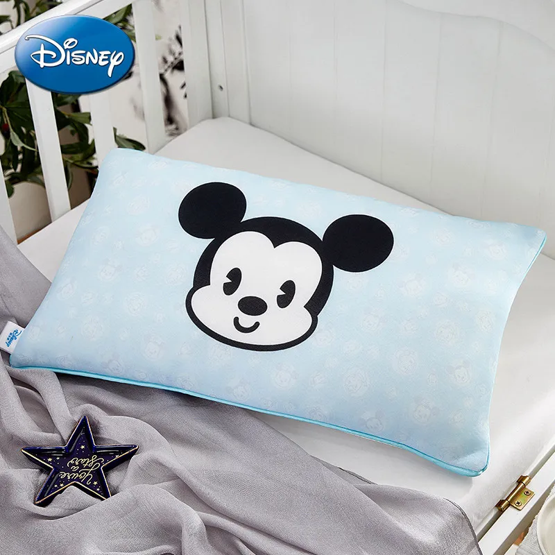 New Disney Lovely Cartoon Pillows for Baby Ice Silk Latex Pillow Comfortable Ventilation Memory Foam Pillow for Neck Support
