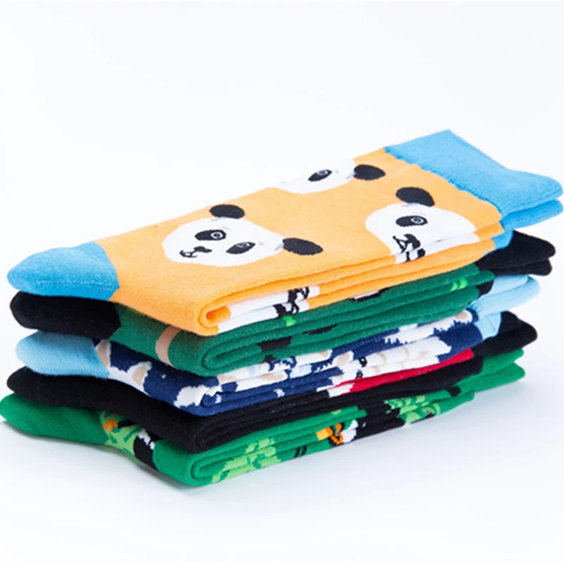 

Quality Animal Cotton Socks Women Novelty Cute Cartoon Socks Panda Toucan Cat Fashion Funny Long Socks For Men Casual Happy Sox