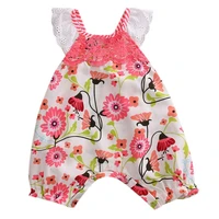 newborn infant toddler girl floral bodysuits sleeveless jumpsuit body suit summer casual clothes one pieces outfit 0 24m