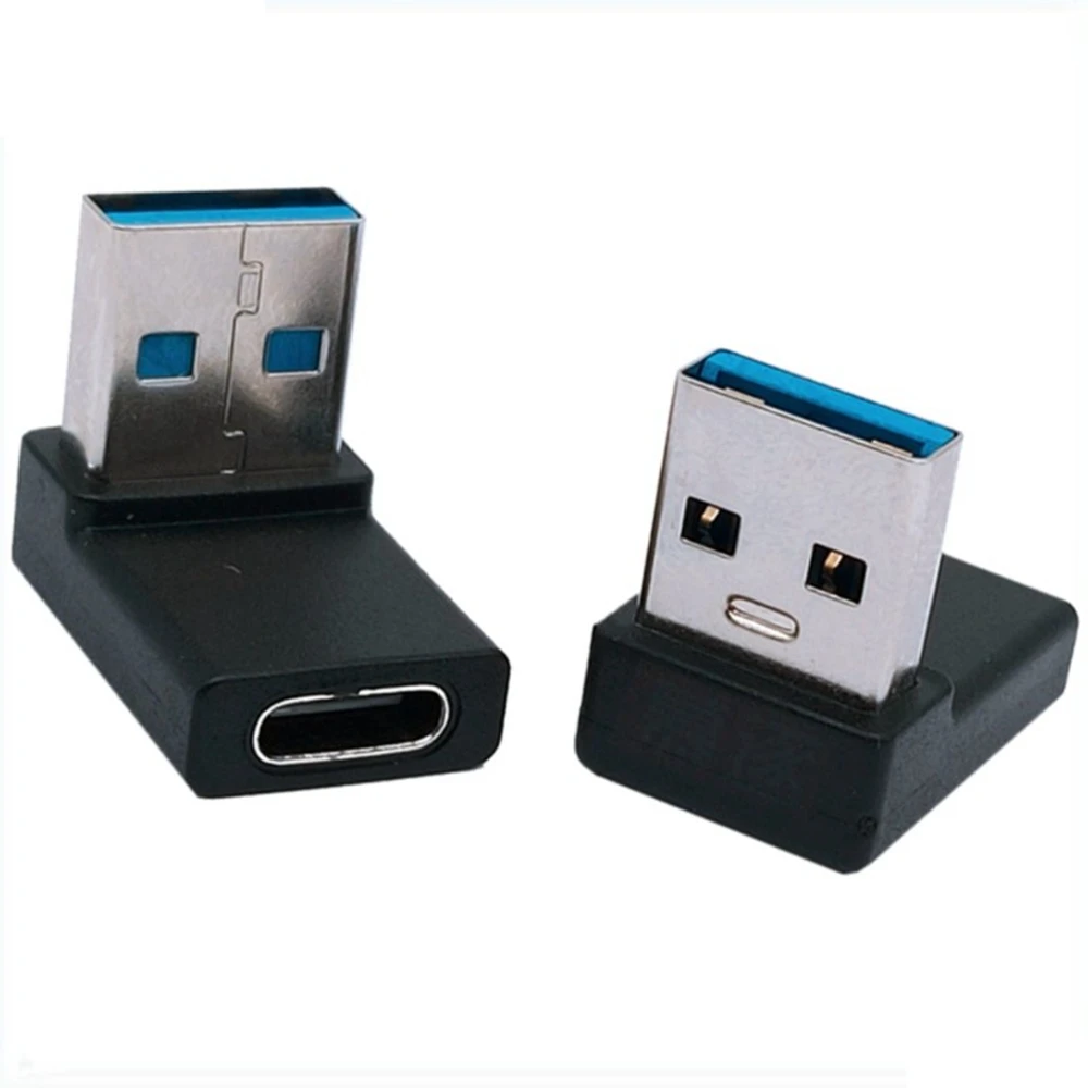 Переходник с USB 3 0 (Type-A) на 1 (Type-C) под прямым углом 90 градусов |