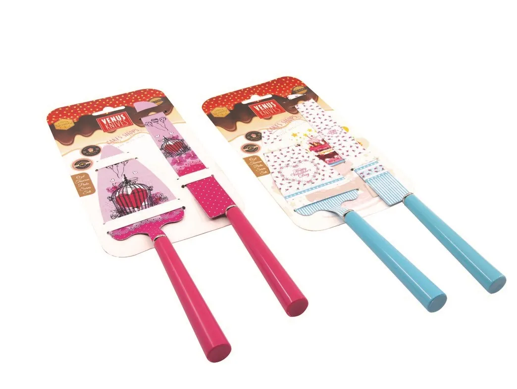 Оригинальный Венера торт сервис набор нож Шпатель 2s Набор |