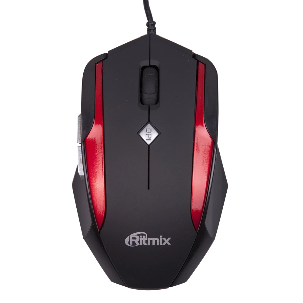 Проводная мышь RITMIX ROM-307 [оптическая 6 кнопок колесо прокрутки 800 / 1200 1600 2400 dpi] |