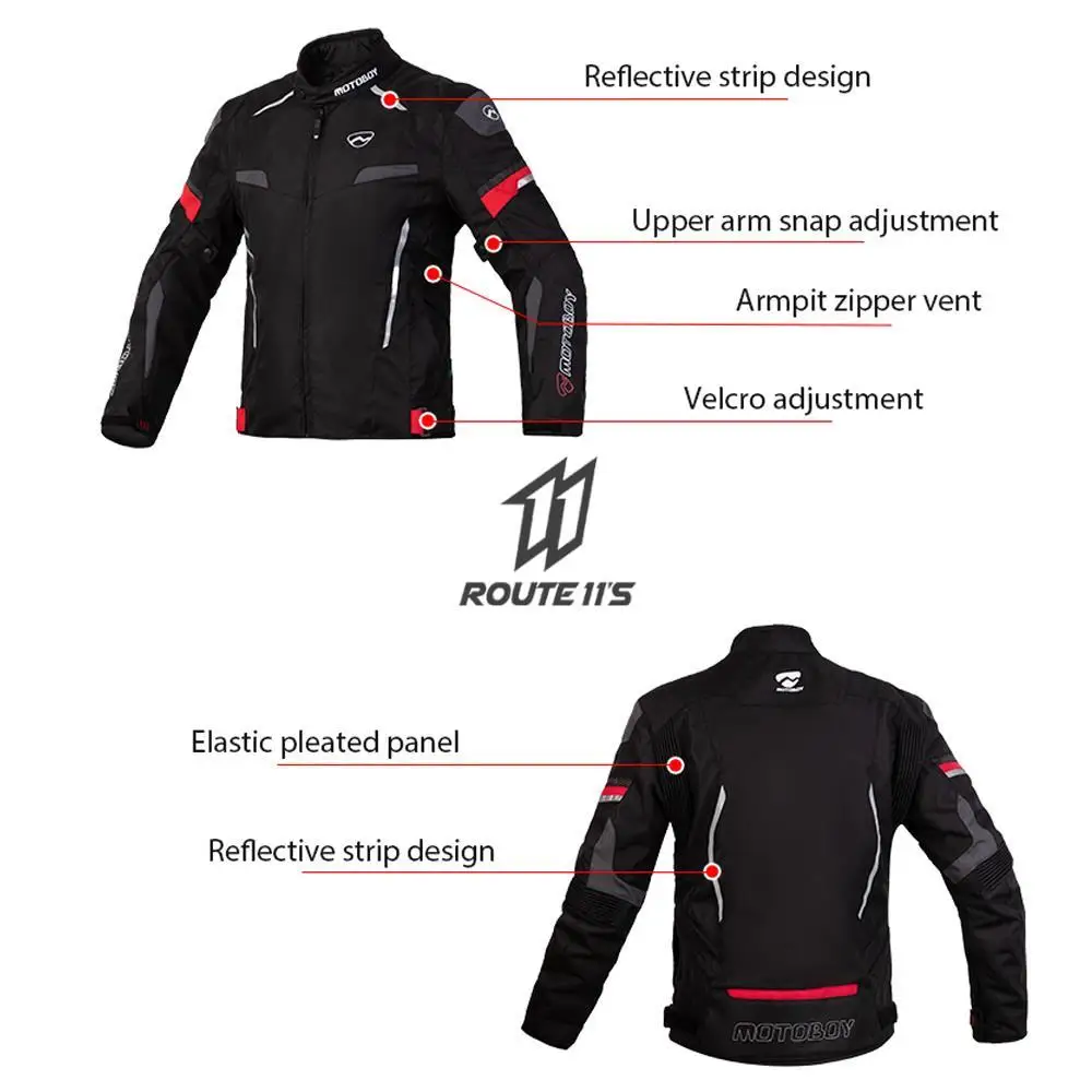 Мотоциклетный костюм Motoboy мужской водонепроницаемая Всесезонная теплая куртка