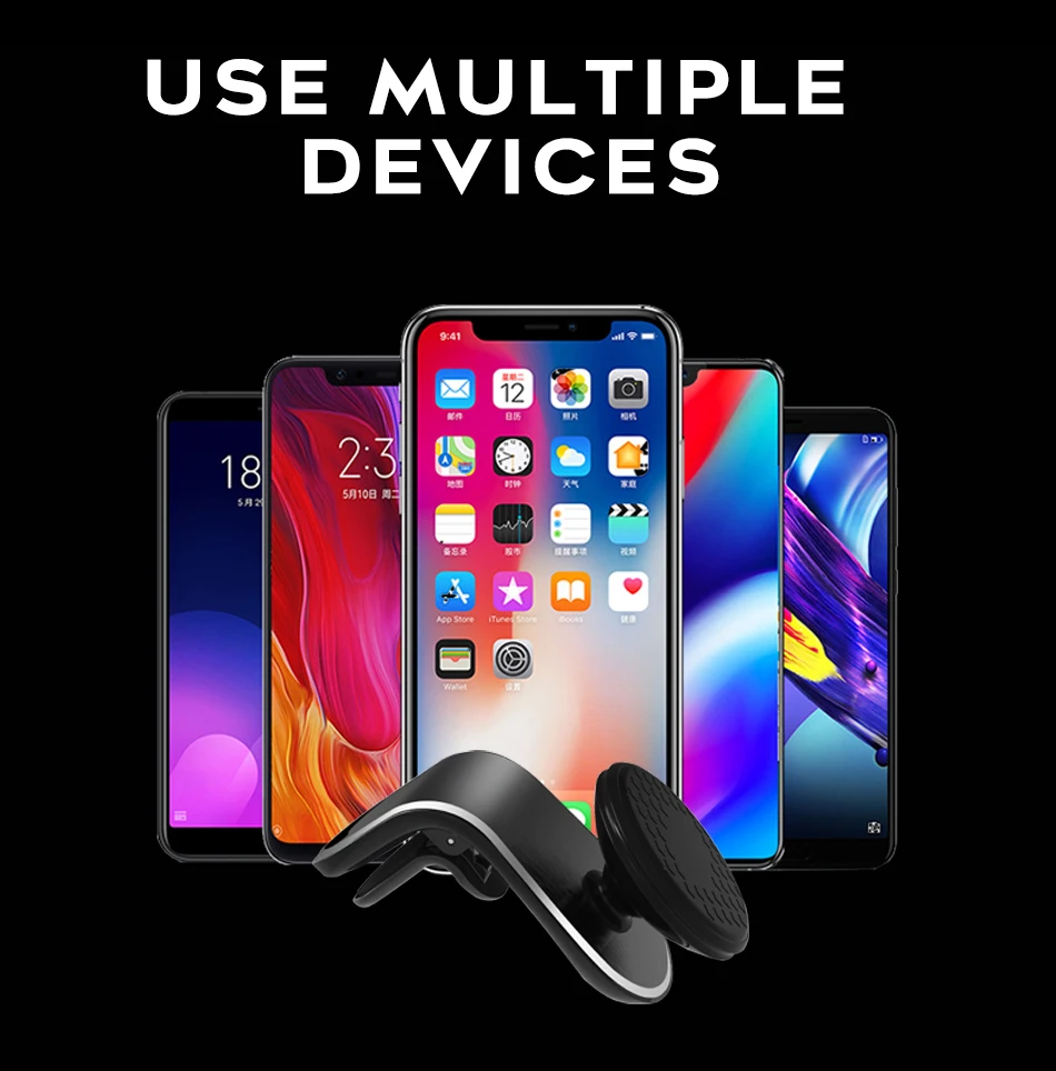 Магнитный Автомобильный кронштейн Nohon l образный держатель для телефона