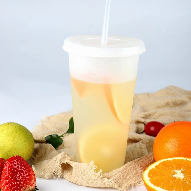 750 мл семейная чашка с крышкой изменением цвета для напитков кофейной чашки