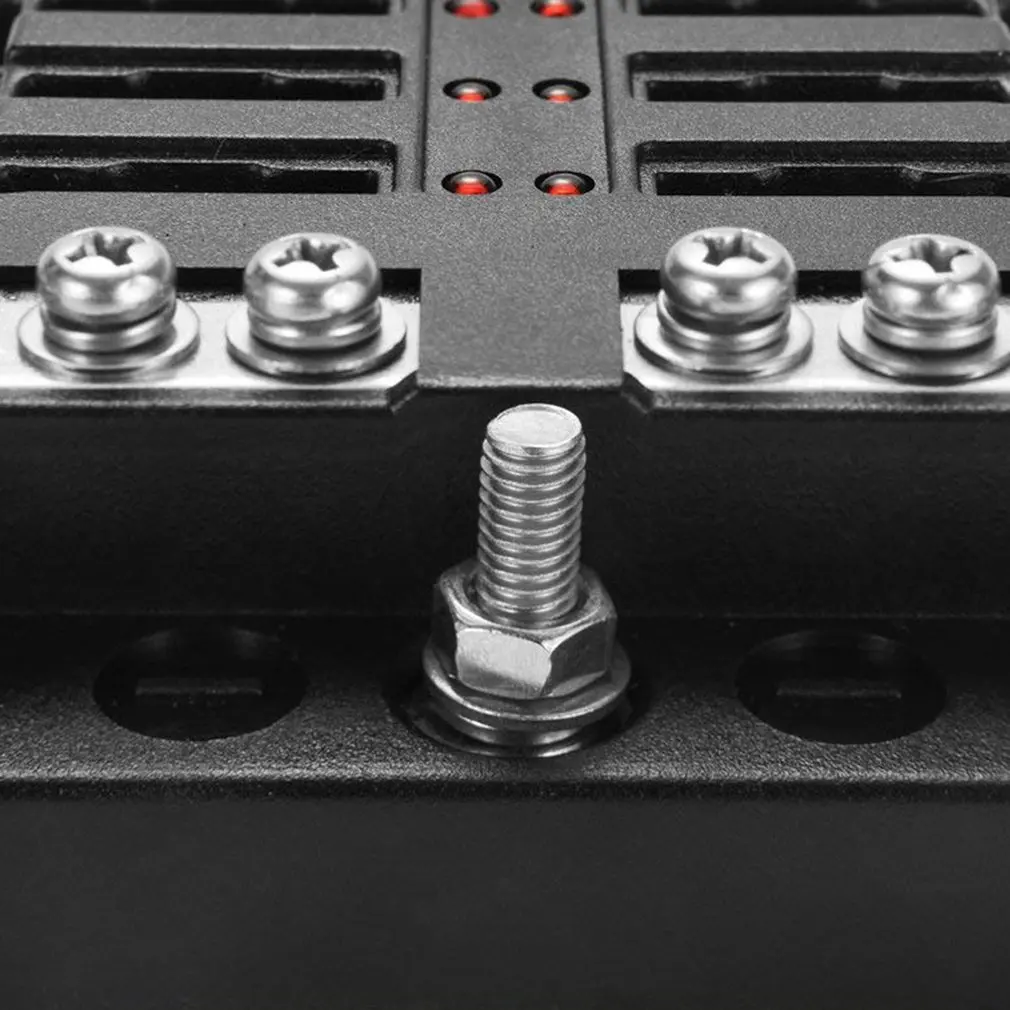 Multifunctional 6-Way Blade Fuse Box Seat Terminal Busbar Pole Marine Boat Hgv Modified | Обустройство дома
