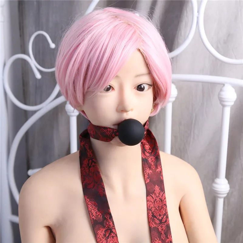 Силиконовый кляп для рта шарик слоббер БДСМ связывание открытые дышащие