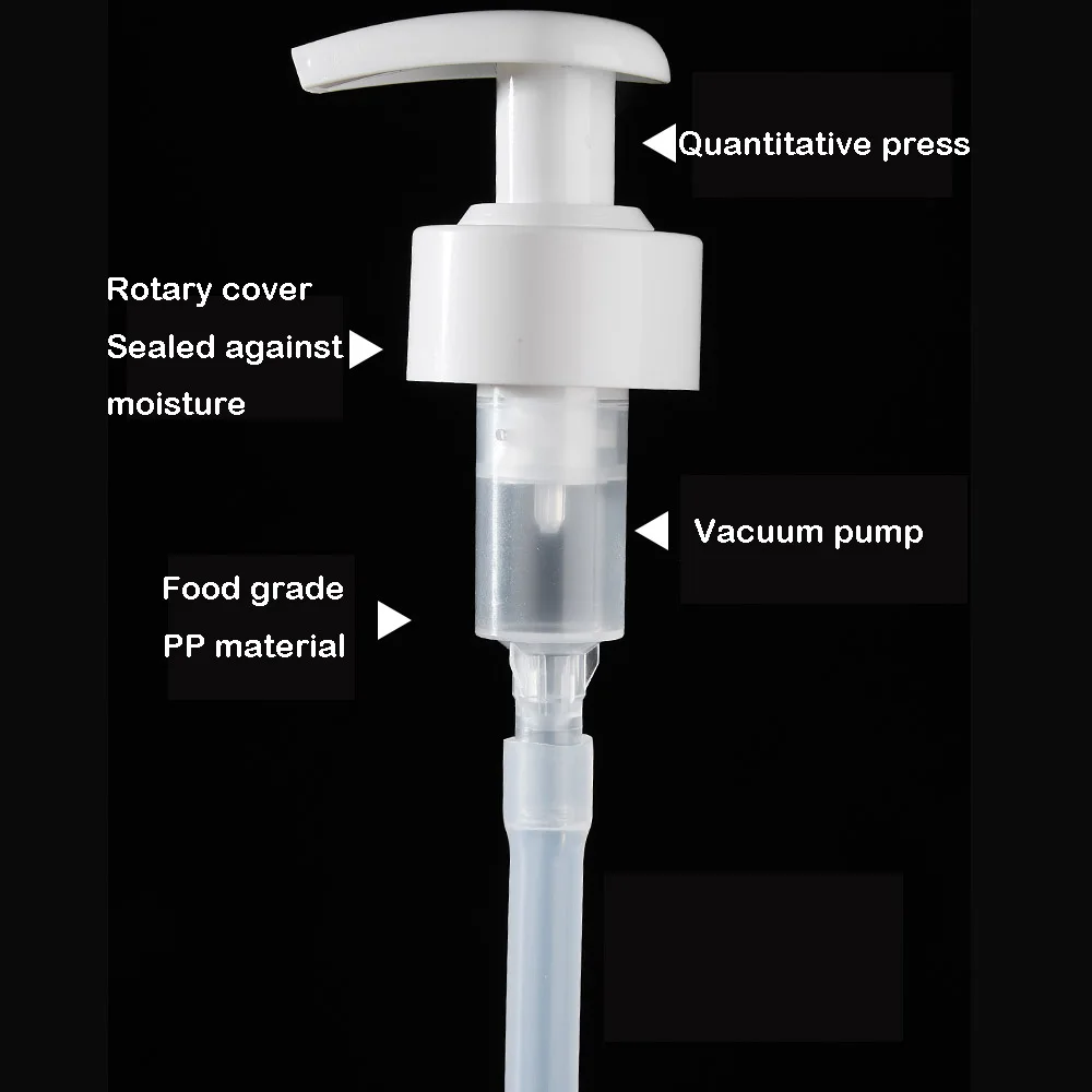 Вакуумный насос пластиковый для устричного соуса сироп бутылка форсунка