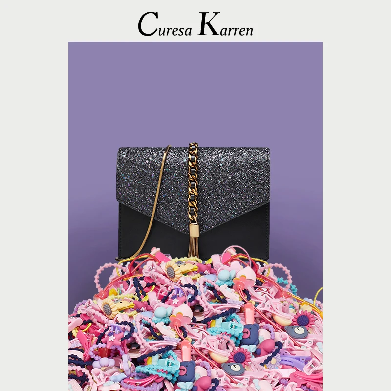 Женские сумки повседневные модные на плечо с цепочкой роскошные женские