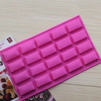 20 hole 2 5 cm square silicone ice cube mold for making ice cube soap chocolate baking candy box