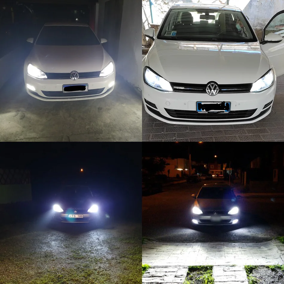 

AILEO 2x Canbus Error Free Led H7 Headlights Low Beam CSP Chips for VW Golf 6 Golf 7 Passat Touran Tiguan T-ROC 72W 8000LM 6000K