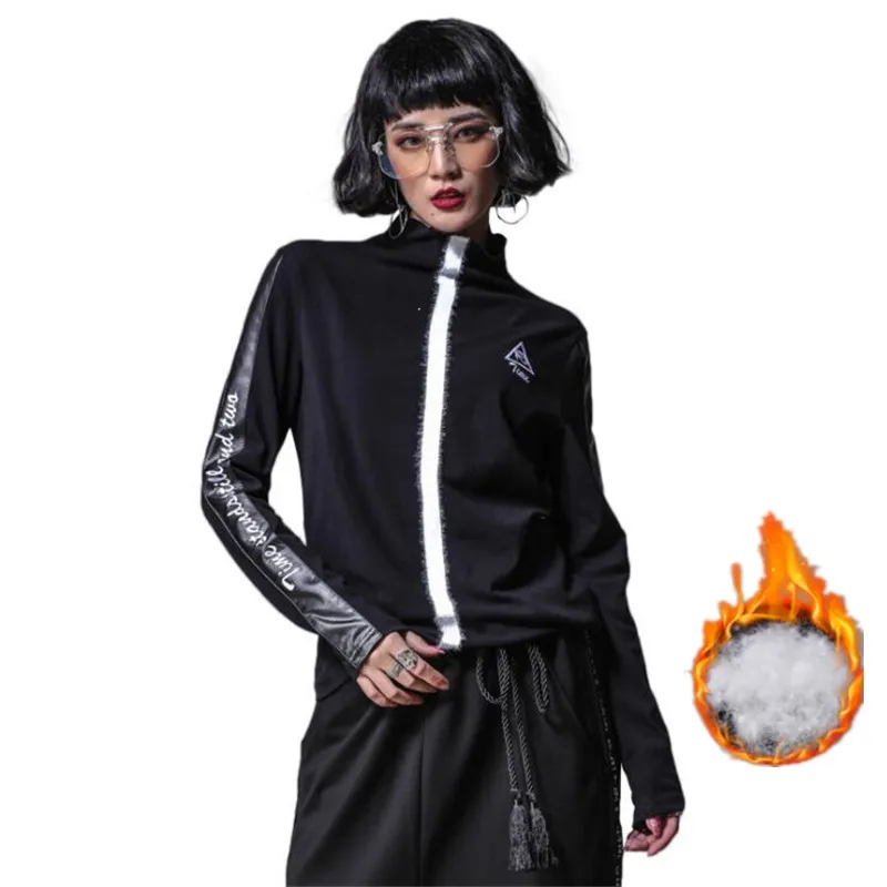 Высококачественная осенне зимняя Новая модная женская облегающая футболка в