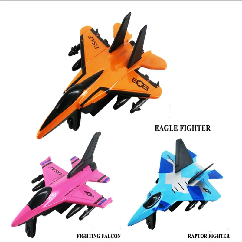 

Children's boy alloy mini aircraft, simulation model, military fighter